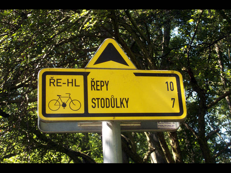 Biking Sign